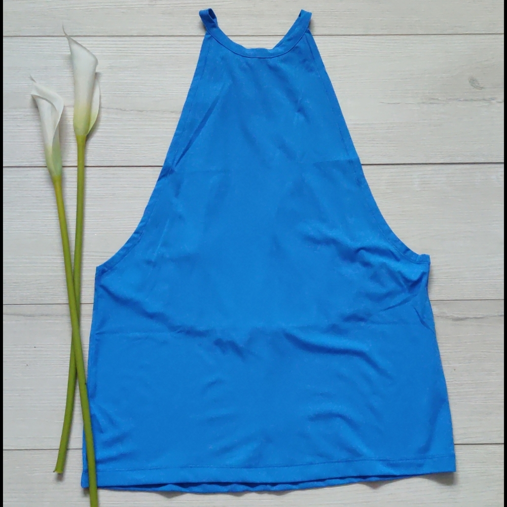 NWOT, pink, 90 degree halter top - Picture 6 of 13